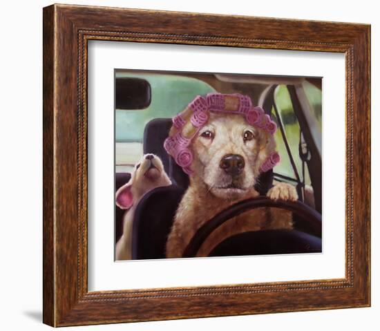 Mommy Chauffeur-Lucia Heffernan-Framed Art Print