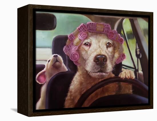 Mommy Chauffeur-Lucia Heffernan-Framed Stretched Canvas