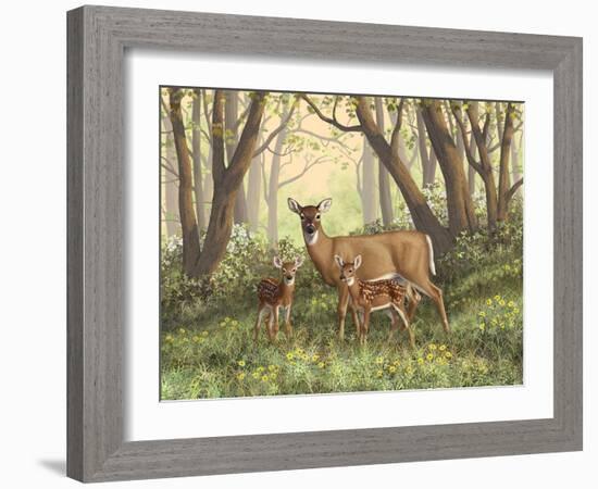 Moms Little Spring Blossoms-Crista Forest-Framed Giclee Print