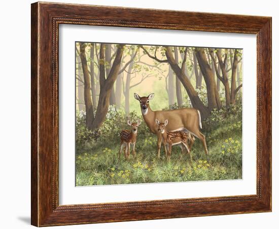 Moms Little Spring Blossoms-Crista Forest-Framed Giclee Print