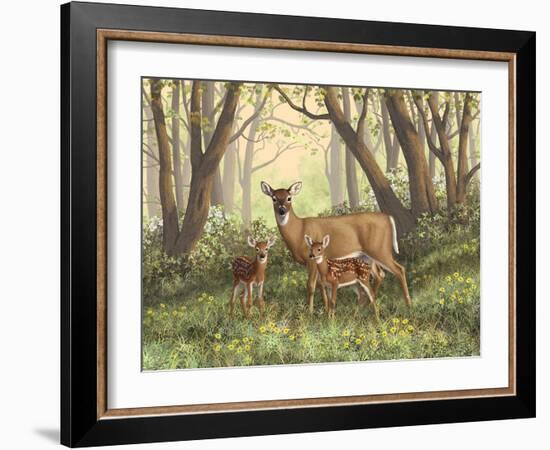 Moms Little Spring Blossoms-Crista Forest-Framed Giclee Print