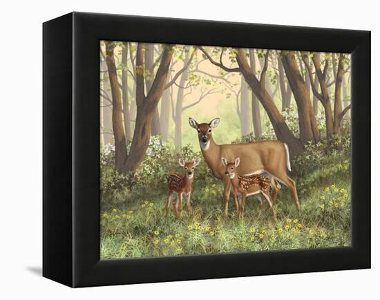 Moms Little Spring Blossoms-Crista Forest-Framed Premier Image Canvas