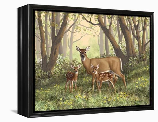 Moms Little Spring Blossoms-Crista Forest-Framed Premier Image Canvas