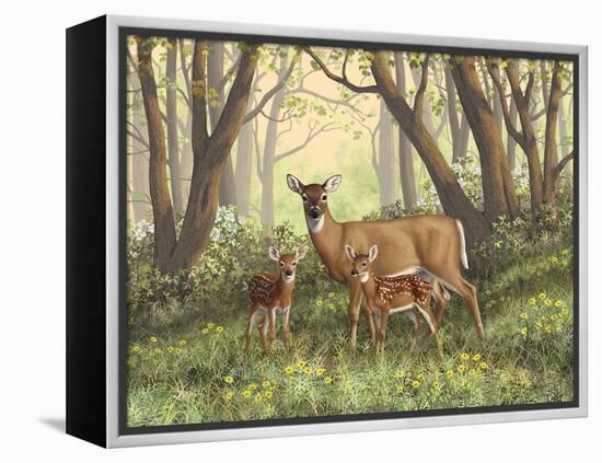 Moms Little Spring Blossoms-Crista Forest-Framed Premier Image Canvas