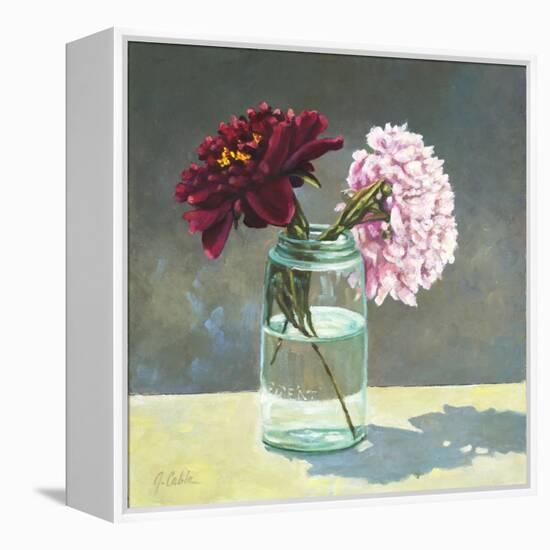 Moms Mason Jar-Jerry Cable-Framed Premier Image Canvas