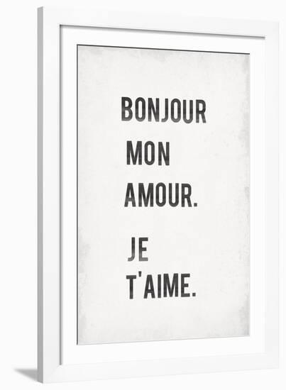 Mon Amour-The Vintage Collection-Framed Giclee Print