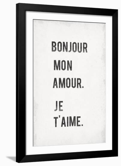 Mon Amour-The Vintage Collection-Framed Giclee Print