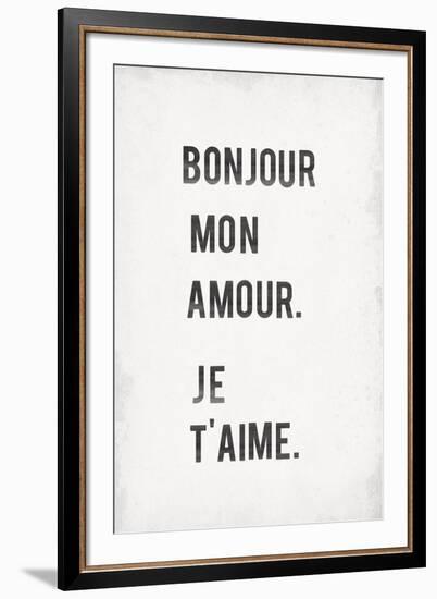 Mon Amour-The Vintage Collection-Framed Giclee Print