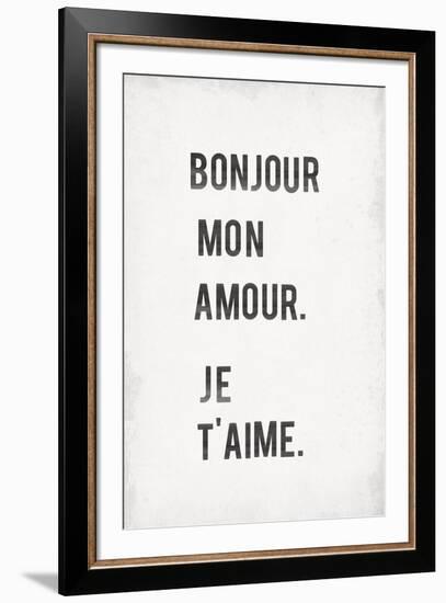 Mon Amour-The Vintage Collection-Framed Giclee Print