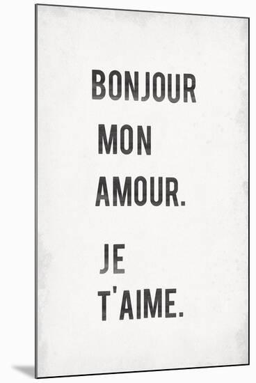 Mon Amour-The Vintage Collection-Mounted Giclee Print