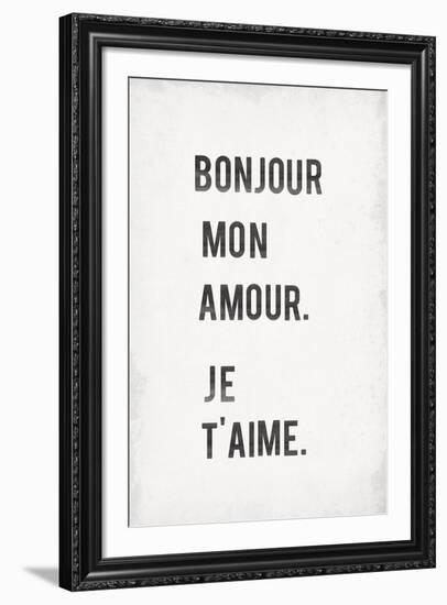 Mon Amour-The Vintage Collection-Framed Giclee Print