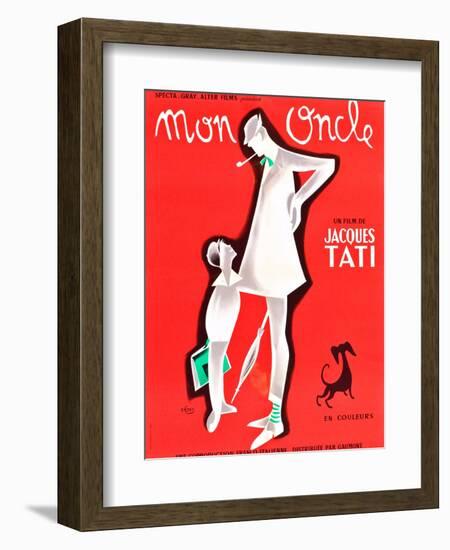 Mon Oncle-null-Framed Premium Giclee Print