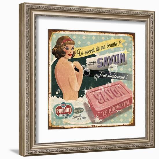 Mon savon-Bruno Pozzo-Framed Art Print