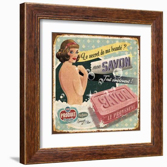 Mon savon-Bruno Pozzo-Framed Art Print