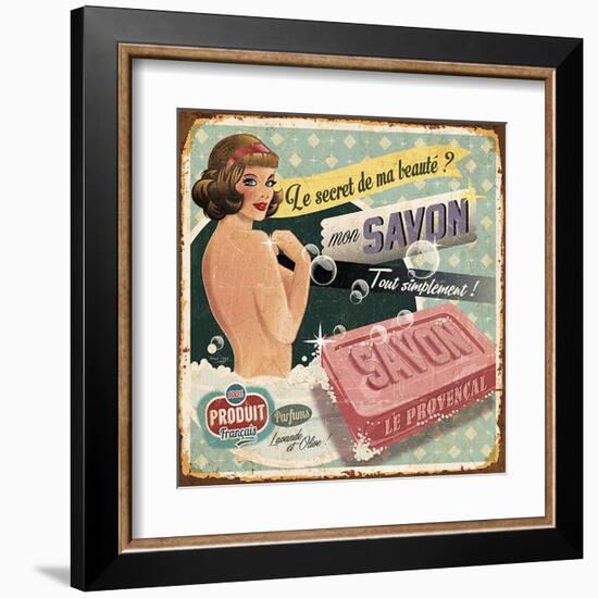 Mon savon-Bruno Pozzo-Framed Art Print