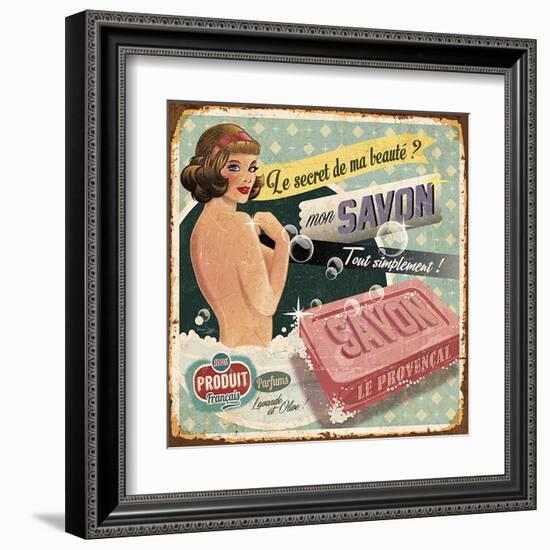 Mon savon-Bruno Pozzo-Framed Art Print