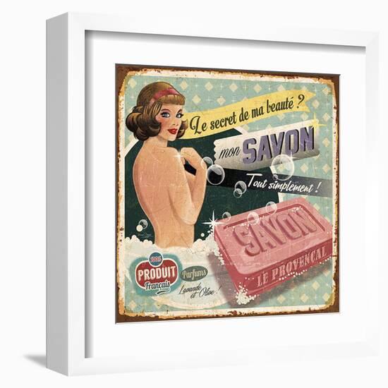 Mon savon-Bruno Pozzo-Framed Art Print