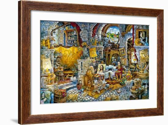 Mona 2 Spaghetti-Bill Bell-Framed Giclee Print