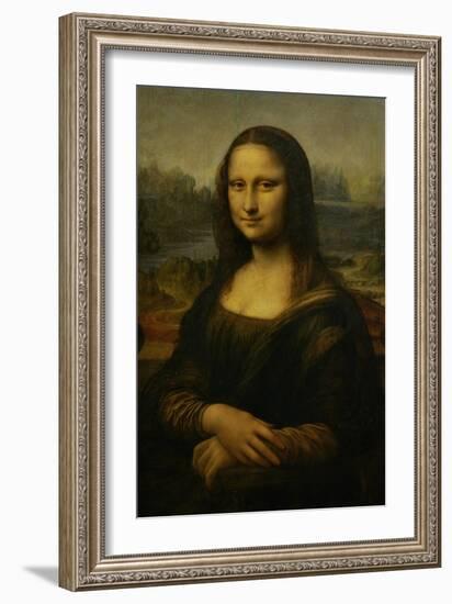 Mona Lisa, 1503-1506-Leonardo da Vinci-Framed Giclee Print