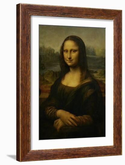 Mona Lisa, 1503-1506-Leonardo da Vinci-Framed Giclee Print