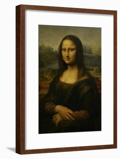 Mona Lisa, 1503-1506-Leonardo da Vinci-Framed Giclee Print