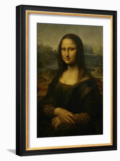 Mona Lisa, 1503-1506-Leonardo da Vinci-Framed Giclee Print