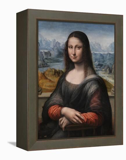 Mona Lisa, 1503-19-Leonardo Da Vinci-Framed Premier Image Canvas