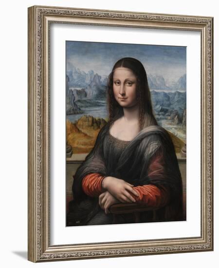 Mona Lisa, 1503-19-Leonardo Da Vinci-Framed Giclee Print