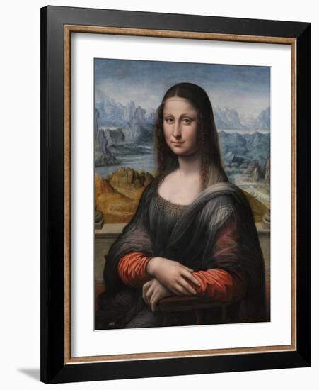 Mona Lisa, 1503-19-Leonardo Da Vinci-Framed Giclee Print