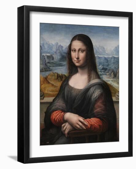 Mona Lisa, 1503-19-Leonardo Da Vinci-Framed Giclee Print