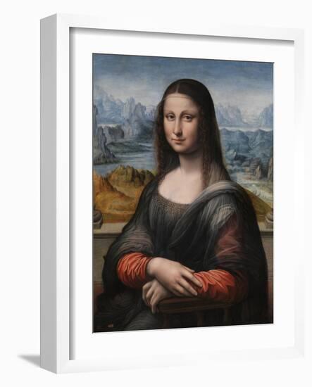 Mona Lisa, 1503-19-Leonardo Da Vinci-Framed Giclee Print