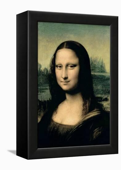 Mona Lisa, c.1507 (detail)-Leonardo da Vinci-Framed Premier Image Canvas