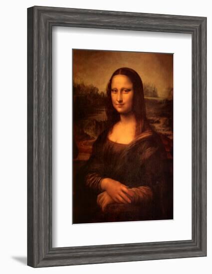 Mona Lisa, c.1507-Leonardo da Vinci-Framed Art Print