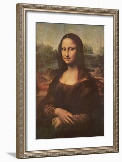 Mona Lisa, c.1507-Leonardo da Vinci-Framed Art Print