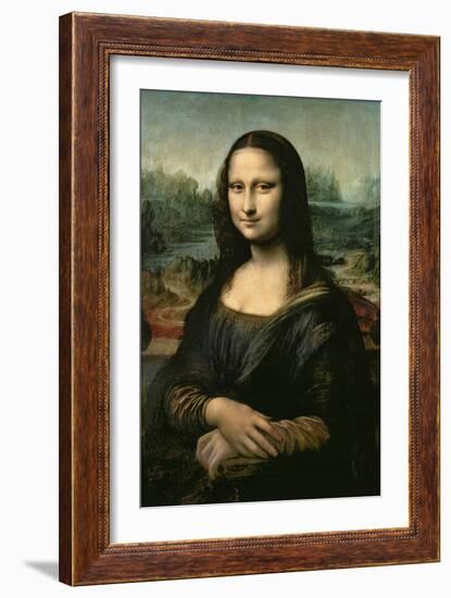 Mona Lisa, c.1507-Leonardo da Vinci-Framed Giclee Print