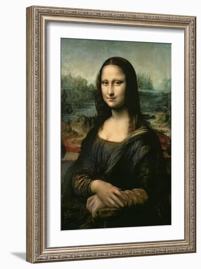 Mona Lisa, c.1507-Leonardo da Vinci-Framed Premium Giclee Print