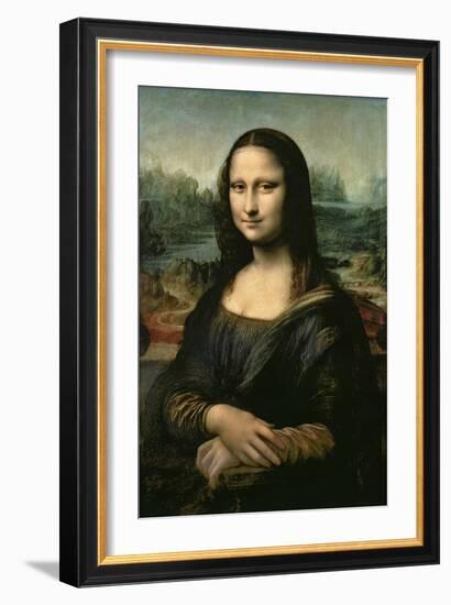 Mona Lisa, c.1507-Leonardo da Vinci-Framed Premium Giclee Print