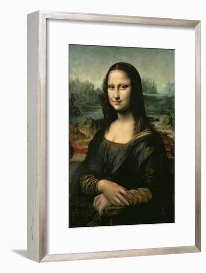 Mona Lisa, c.1507-Leonardo da Vinci-Framed Premium Giclee Print