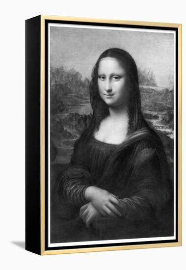 Mona Lisa, C1505-Leonardo da Vinci-Framed Premier Image Canvas