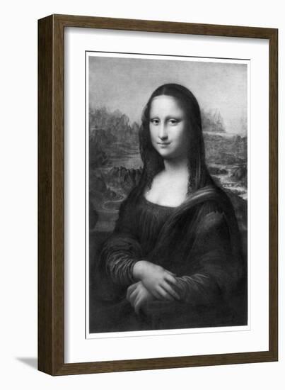 Mona Lisa, C1505-Leonardo da Vinci-Framed Giclee Print