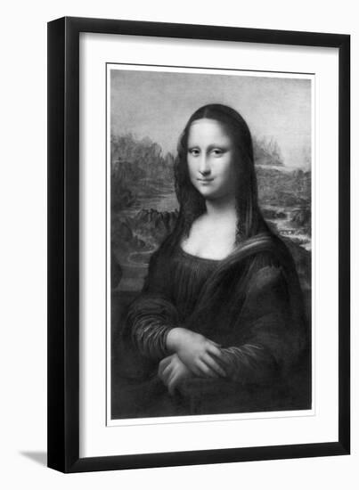 Mona Lisa, C1505-Leonardo da Vinci-Framed Giclee Print