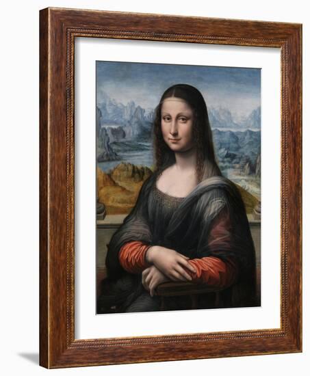 Mona Lisa (La Giocond), 1503-1516-Leonardo da Vinci-Framed Giclee Print