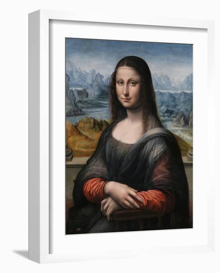 Mona Lisa (La Giocond), 1503-1516-Leonardo da Vinci-Framed Giclee Print