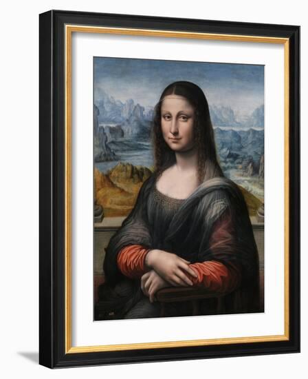 Mona Lisa (La Giocond), 1503-1516-Leonardo da Vinci-Framed Giclee Print