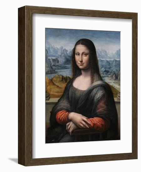 Mona Lisa (La Giocond), 1503-1516-Leonardo da Vinci-Framed Giclee Print