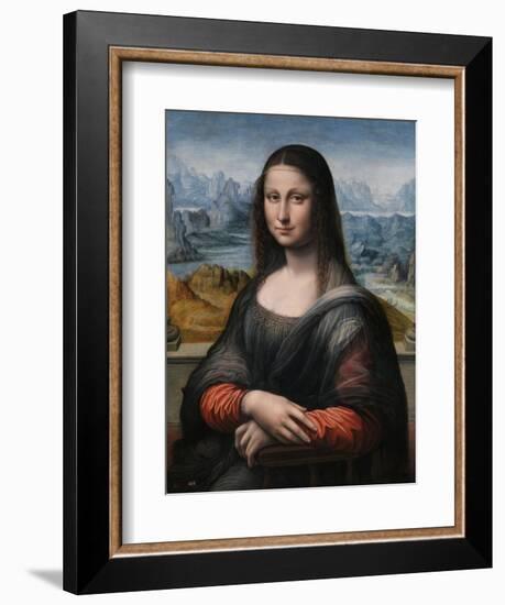 Mona Lisa (La Giocond), 1503-1516-Leonardo da Vinci-Framed Giclee Print