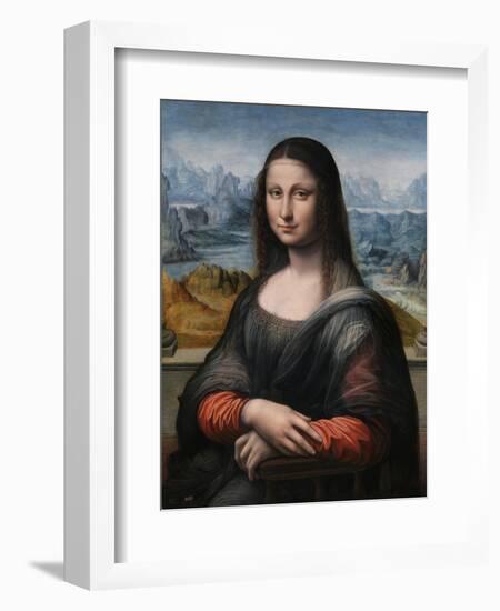 Mona Lisa (La Giocond), 1503-1516-Leonardo da Vinci-Framed Giclee Print