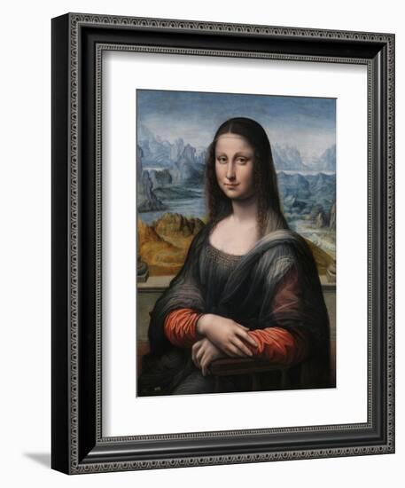 Mona Lisa (La Giocond), 1503-1516-Leonardo da Vinci-Framed Giclee Print