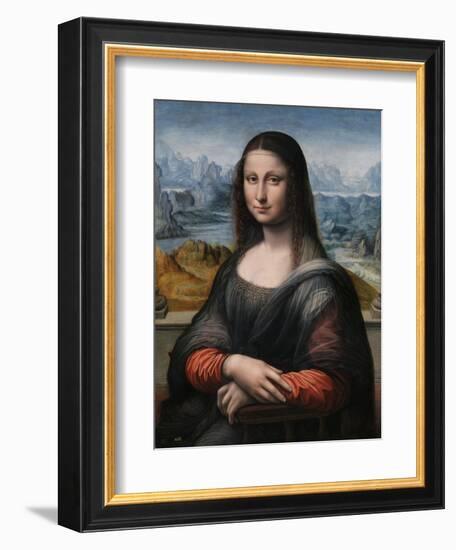 Mona Lisa (La Giocond), 1503-1516-Leonardo da Vinci-Framed Giclee Print