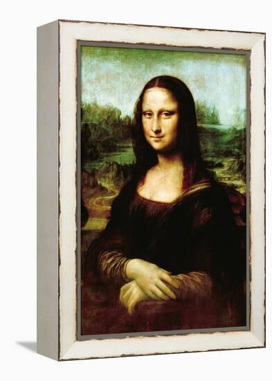 Mona Lisa, La Gioconda-Leonardo da Vinci-Framed Stretched Canvas